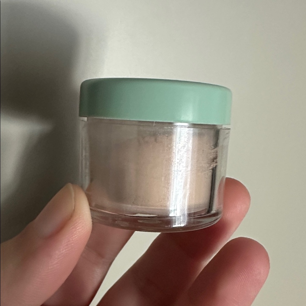 Vintage Clinique 03 transparency 3  Loose Powder Jar with brush  .15oz